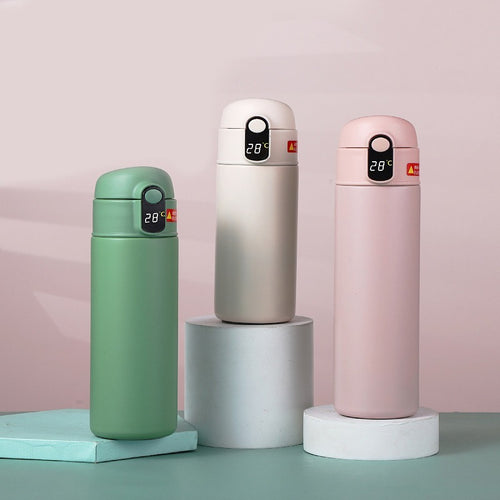 Stainless Steel Insulation Bottle With Straw