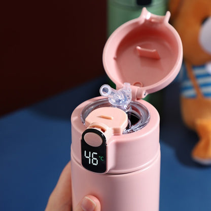 Stainless Steel Insulation Bottle With Straw