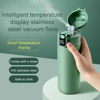 Stainless Steel Insulation Bottle With Straw