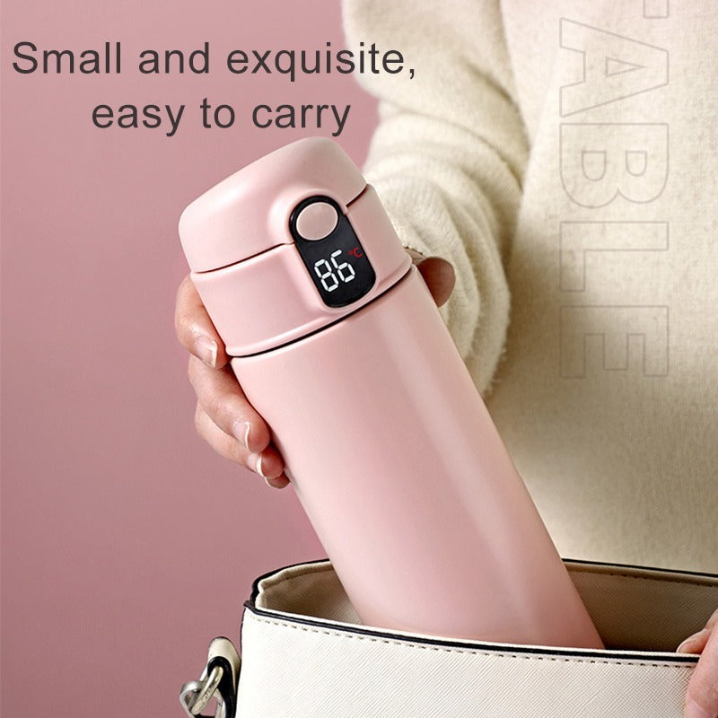 Stainless Steel Insulation Bottle With Straw